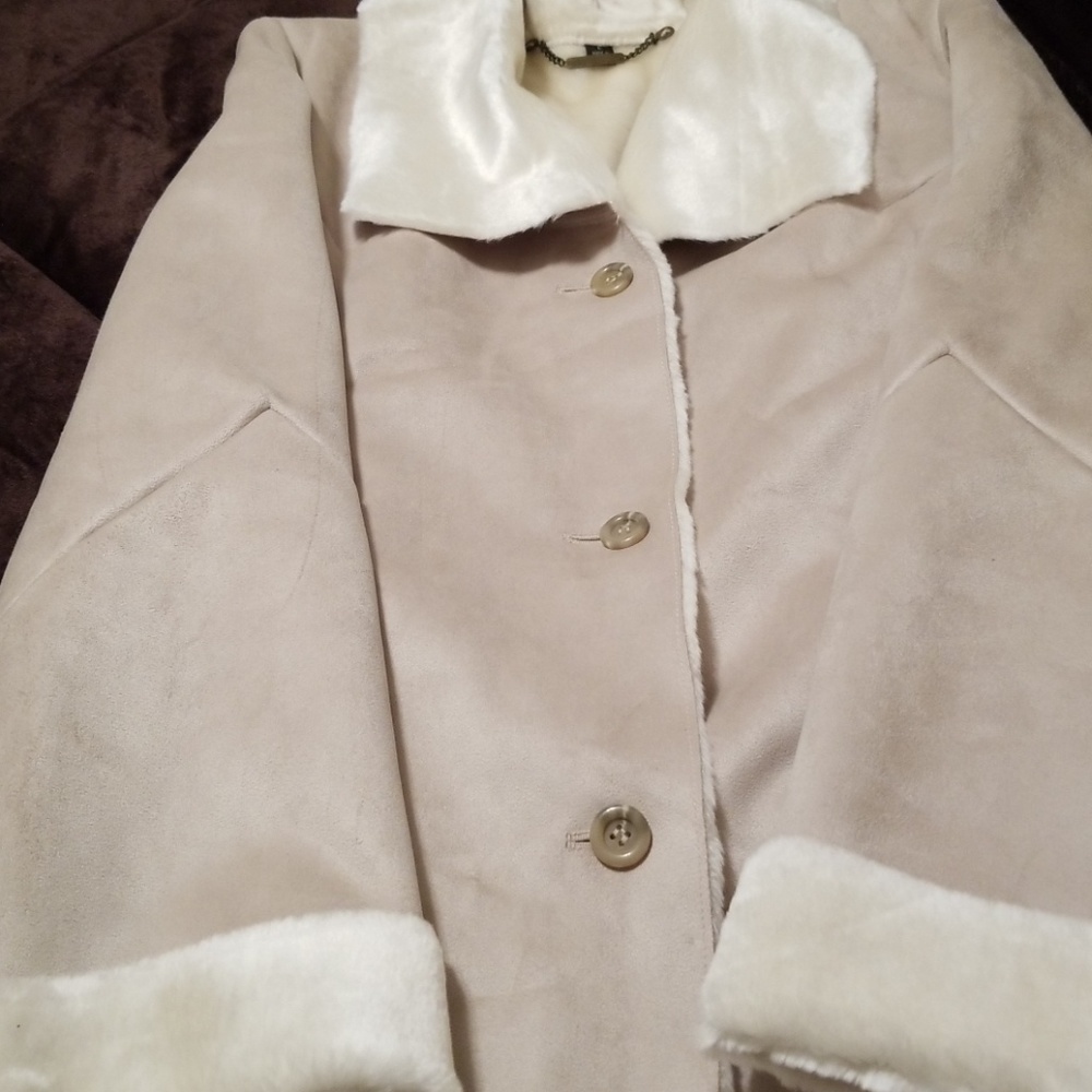 Faux fur coat